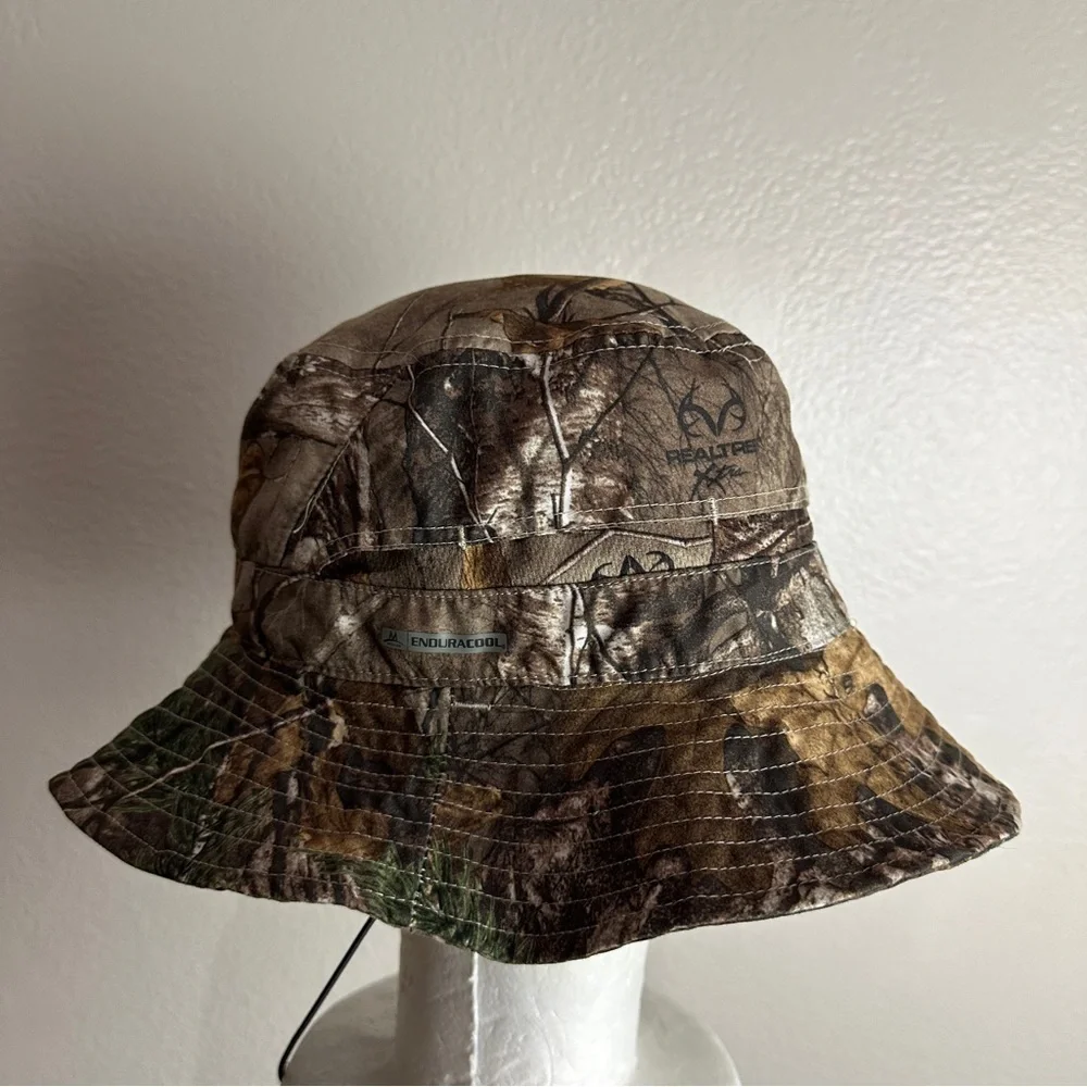 Mission Real Tree Enduracool Bucket Hat Camo OSMF